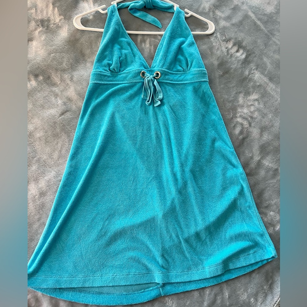 Size large (juniors) bathing suit, cover-up